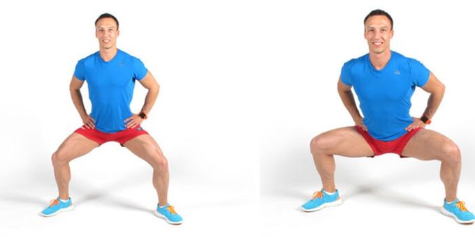 Les squats pliés aident à augmenter efficacement la puissance d'un homme