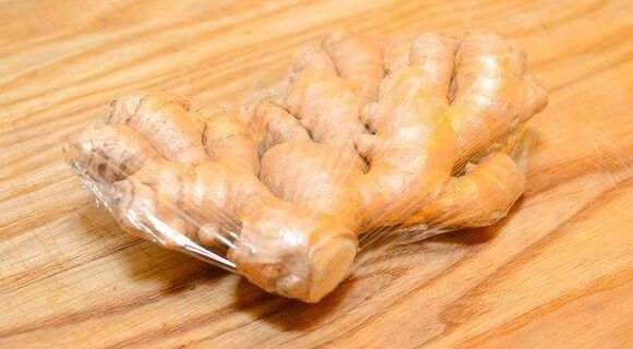 Conserver le gingembre dans un sac sous vide