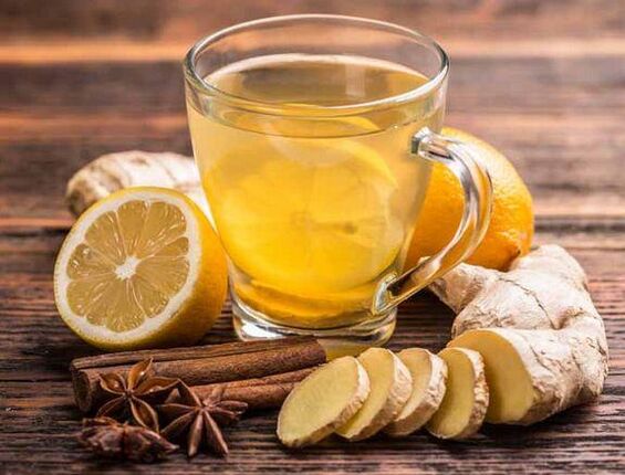 Thé au gingembre, citron, cannelle et clou de girofle pour une érection longue durée